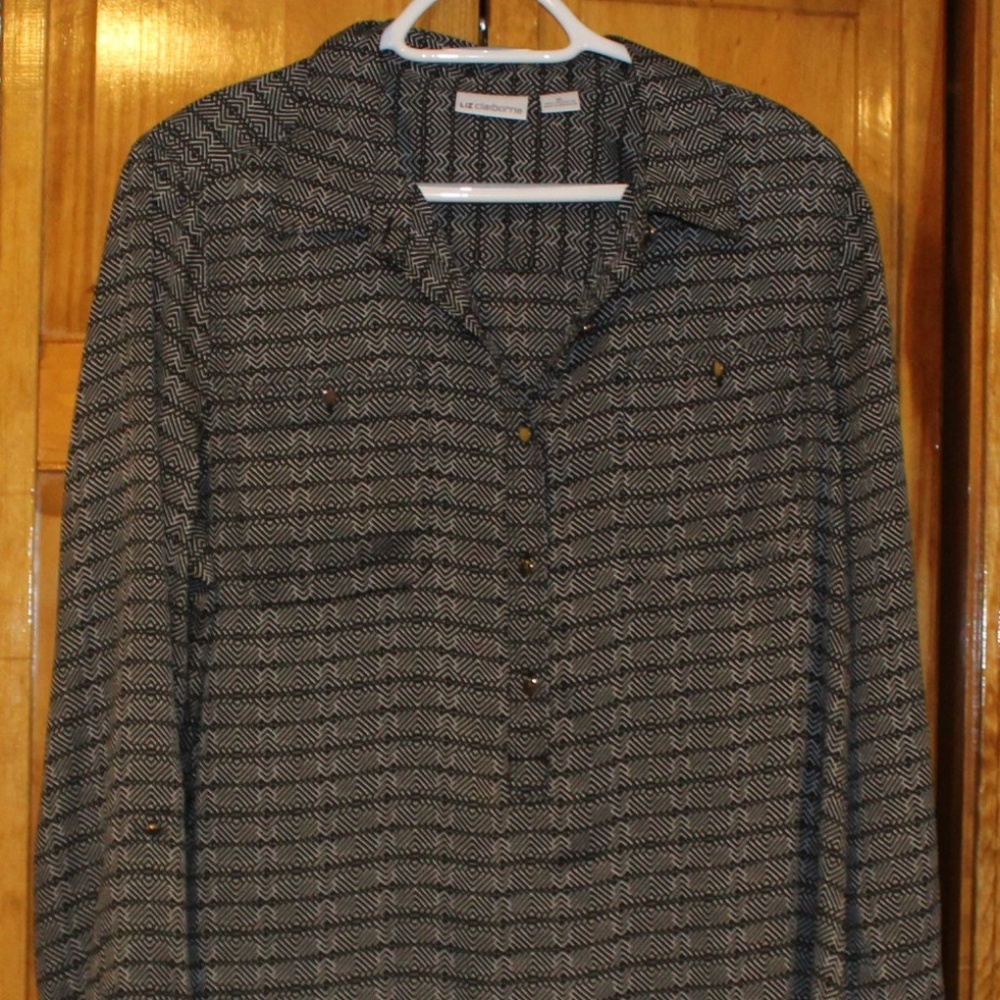 Liz Claiborne Women's Button Dress Shirt